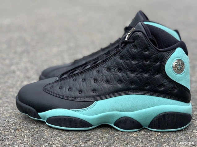 Island Black Air 414571-030 Retro Jordan 13 Green 0627